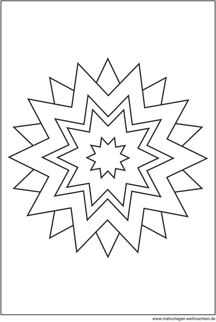 malvorlage-doppelstern-zehn-zacken