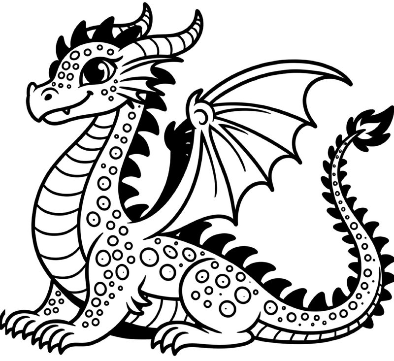 malvorlage-drache-fantastische-kreative-ausmalbilder