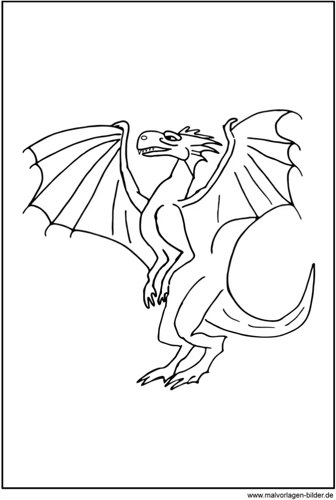 malvorlage-drachen-ausmalbild