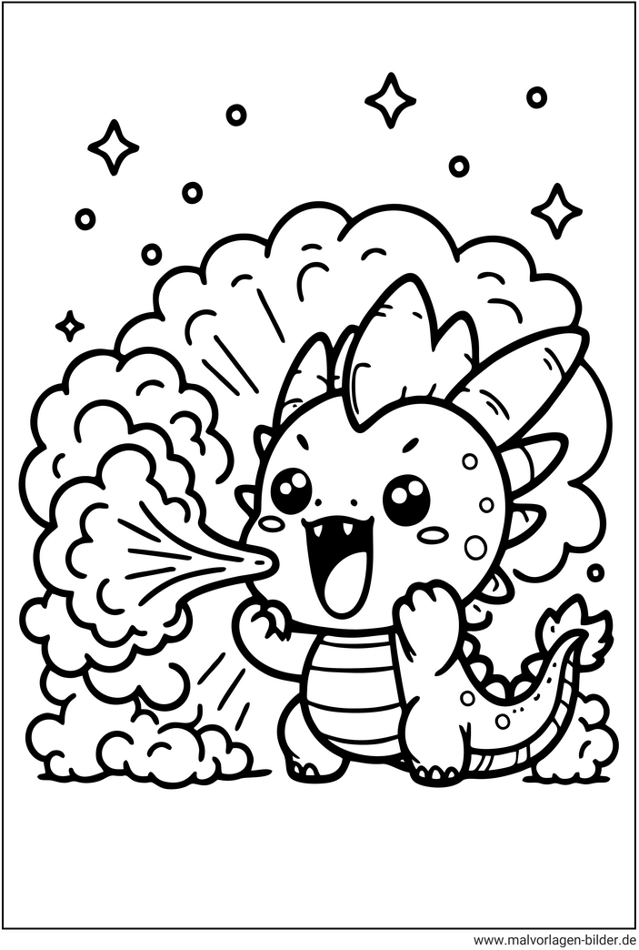 malvorlage-drachen-ausmalbild-kreativ-fuer-kinder