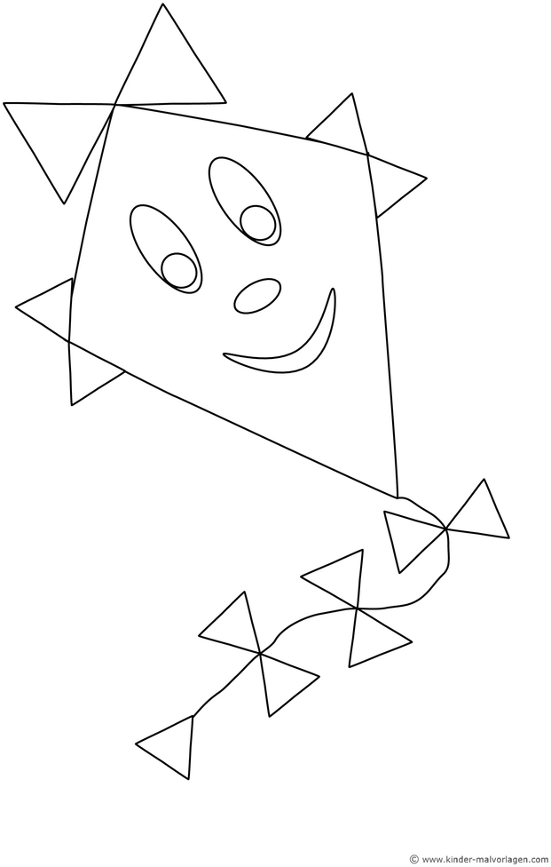 malvorlage-drachen-mit-geometrischen-formen
