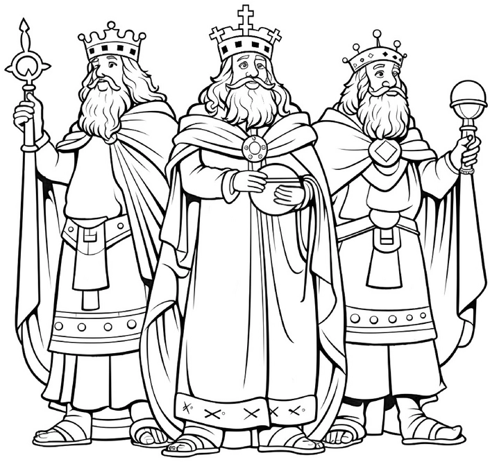 malvorlage-drei-koenige-mit-insignien