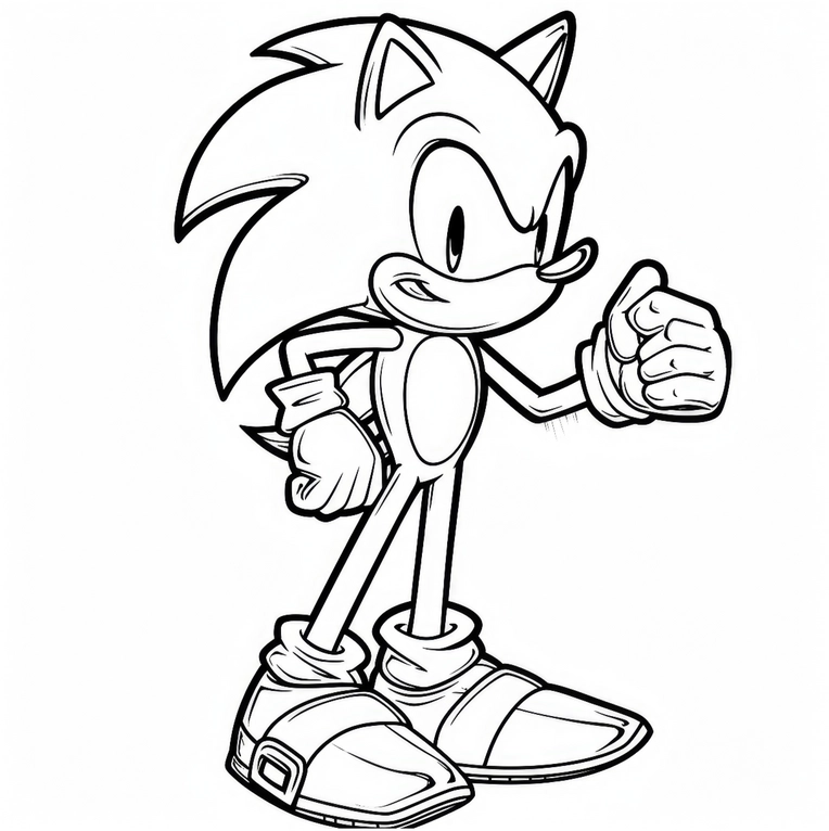 malvorlage-dynamische-figur-ausmalen