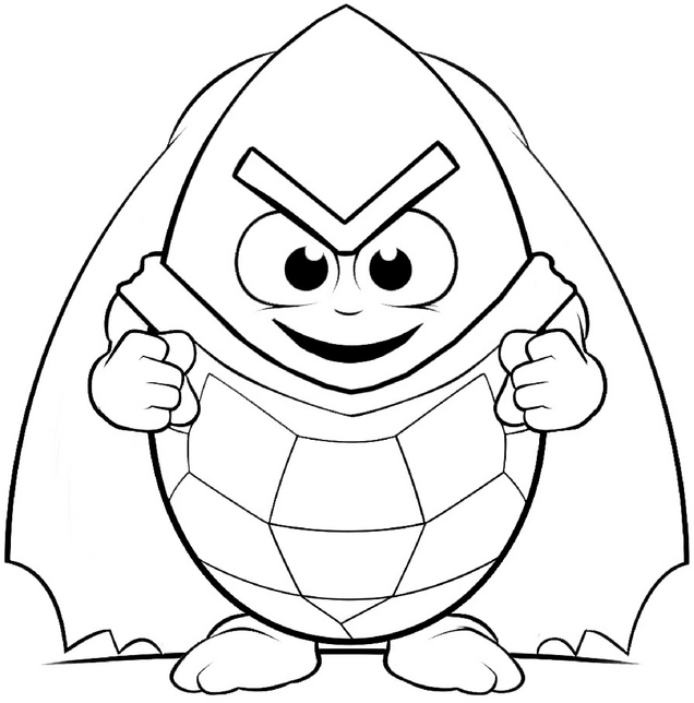 malvorlage-ei-mit-umhang