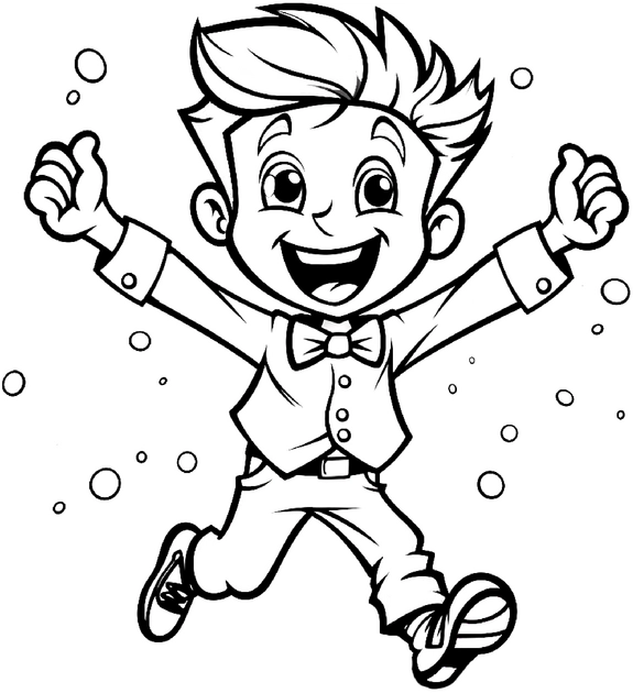 malvorlage-eines-gluecklichen-kindes-mit-bubbles