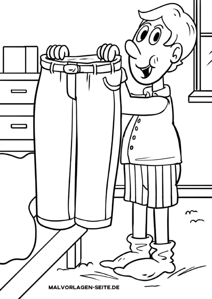 malvorlage-eines-jungen-mit-hose-in-einem-gemuetlichen-zimmer