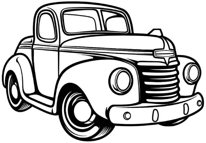 malvorlage-eines-klassischen-autos-fuer-kinder