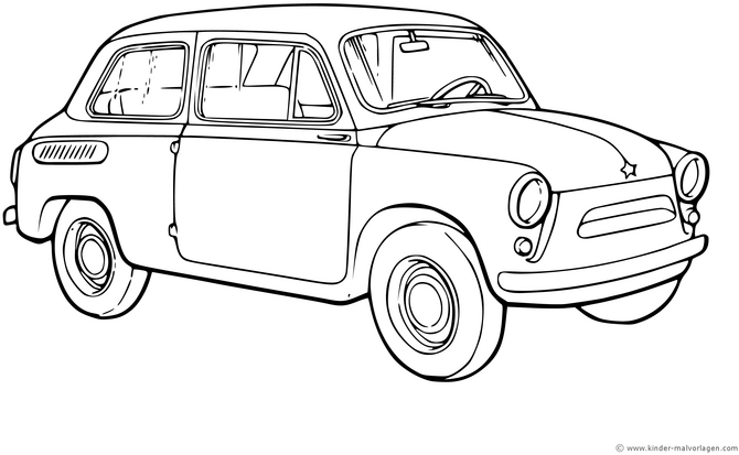 malvorlage-eines-klassischen-autos-im-retro-stil