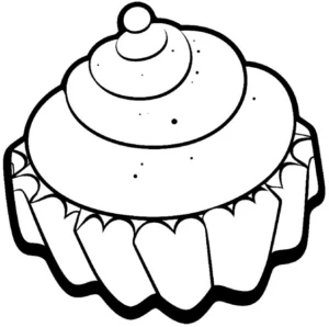 malvorlage-eines-koestlichen-cupcakes-zum-ausmalen