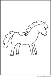 malvorlage-eines-pferdes-zum-ausmalen