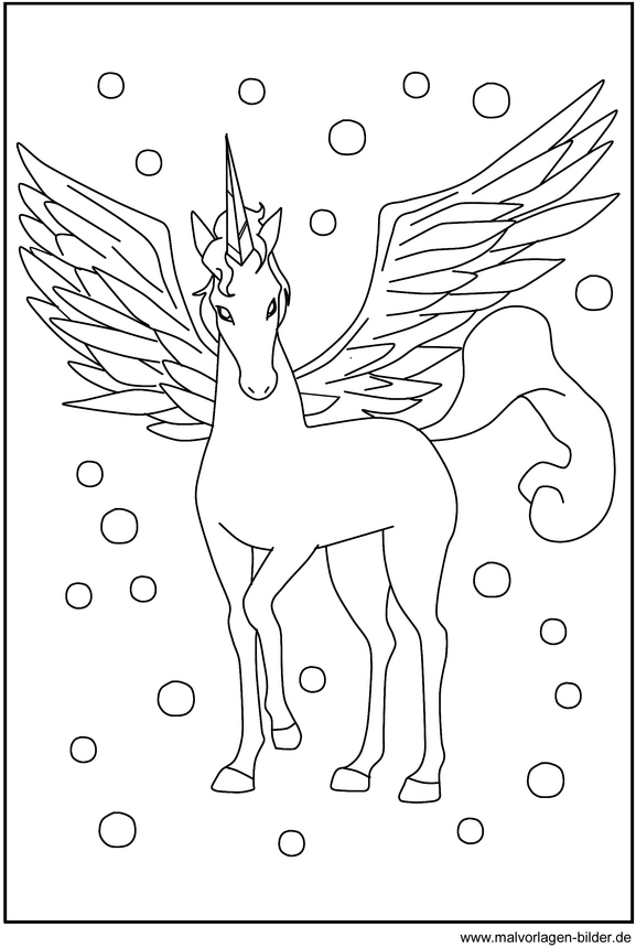 malvorlage-einhorn-ausmalen-kreativ