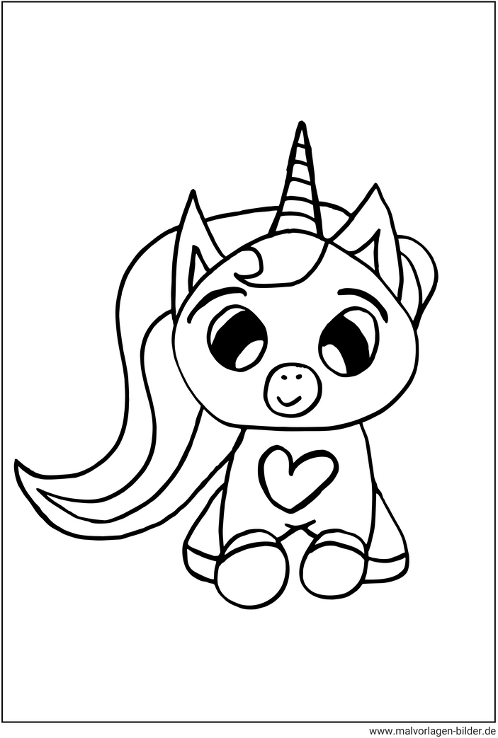 malvorlage-einhorn-baby