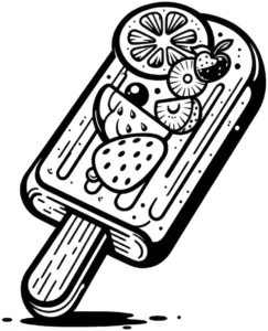 malvorlage-eis-am-stiel-mit-fruchtigen-details