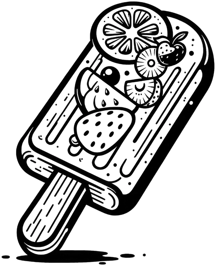 malvorlage-eis-am-stiel-mit-fruchtigen-details