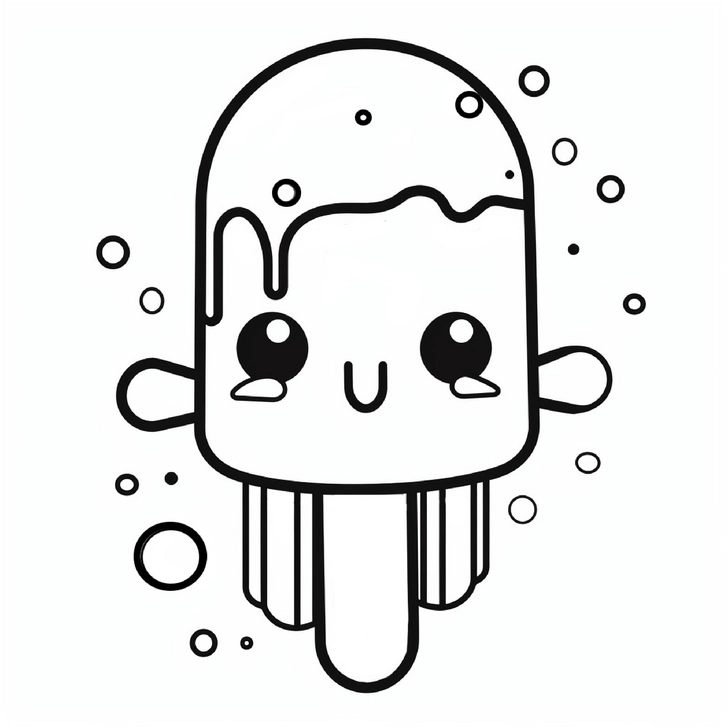 malvorlage-eis-am-stiel-niedliches-geluesch-gestalten