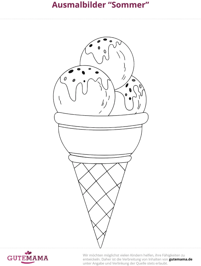 malvorlage-eis-im-waffelbecher-mit-bunten-kugeln