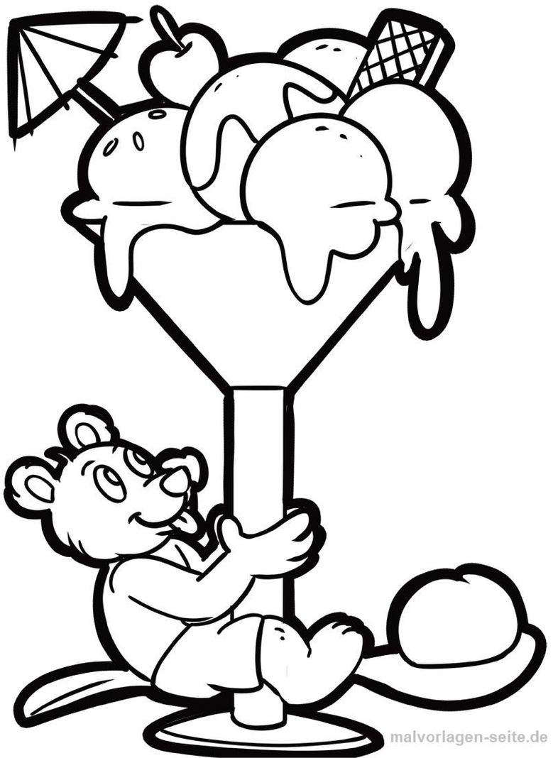 malvorlage-eisbecher-mit-baeren-und-eis