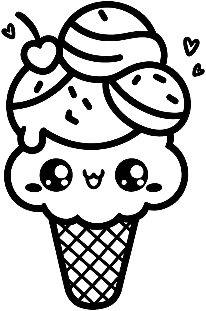 malvorlage-eiscreme-mit-herz-und-freude