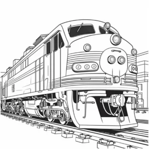malvorlage-eisenbahn-zug-auf-schienen