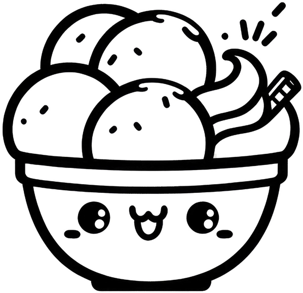 malvorlage-eisschuessel-mit-eiskugeln