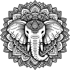 malvorlage-elefant-mandala-ausmalbild