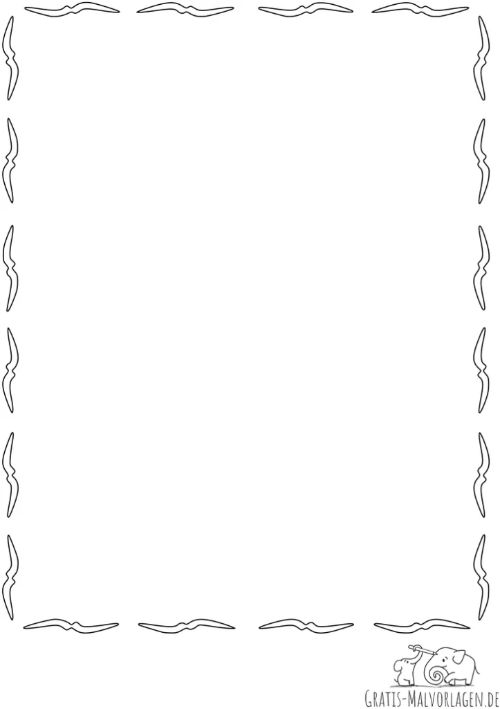 malvorlage-eleganter-rahmen-zum-ausmalen