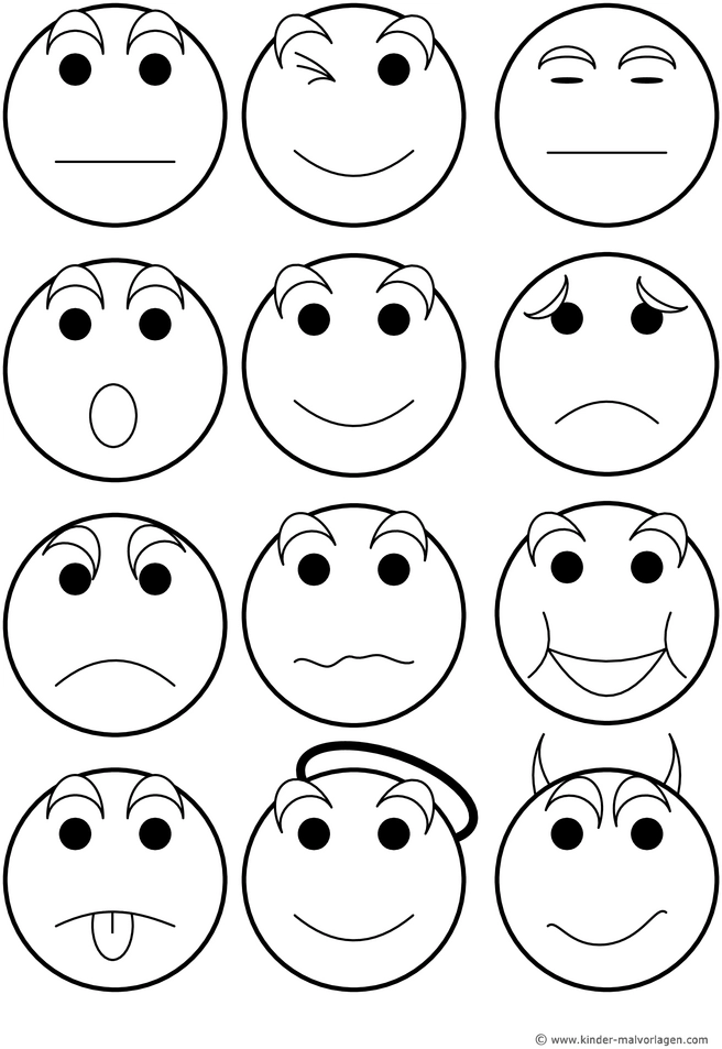 malvorlage-emotionen-verschiedene-gesichter