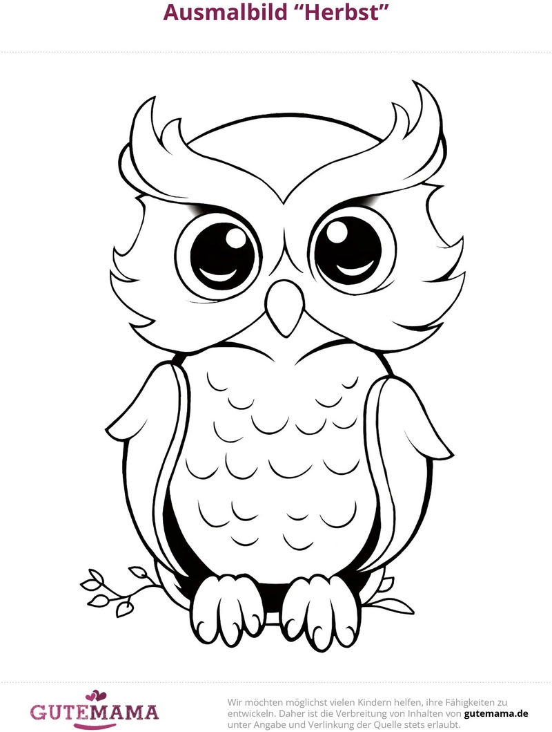 malvorlage-eule-herbst-kreativ-ausmalen