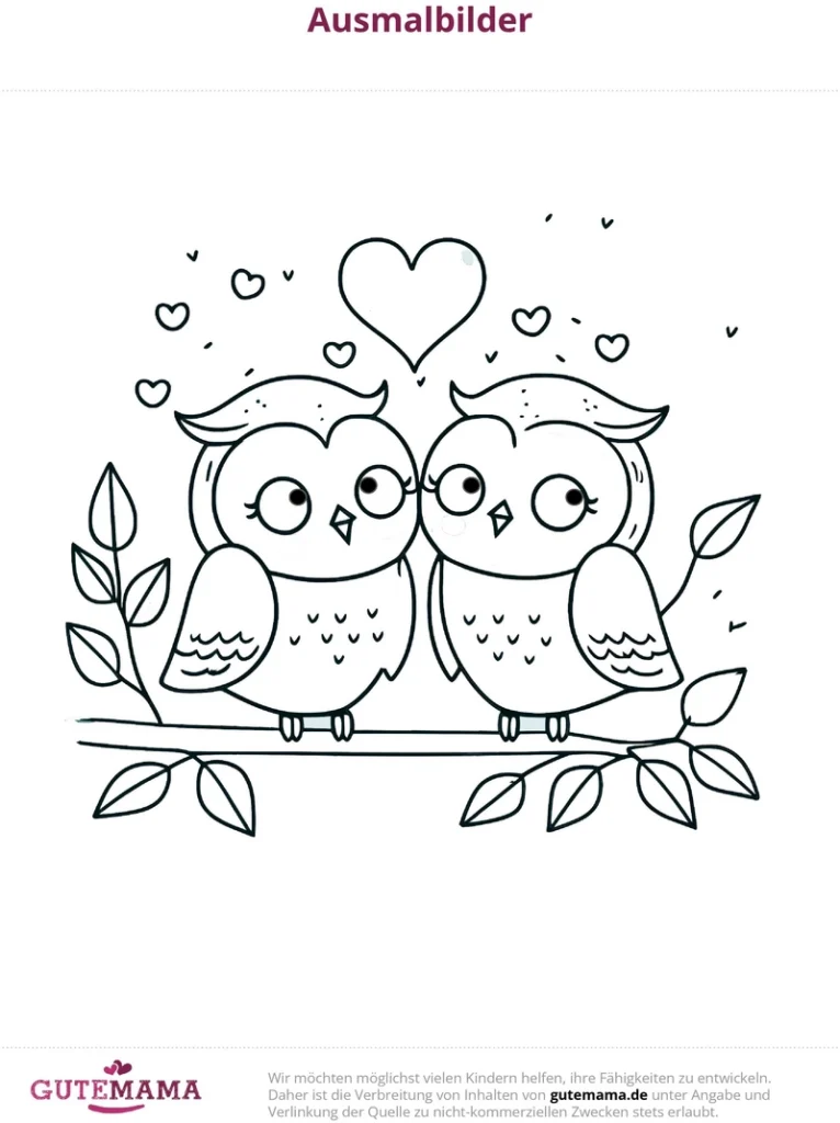 malvorlage-eulen-herzen-ausmalen