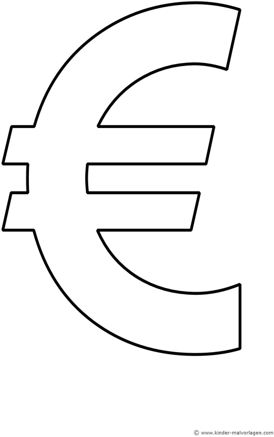 malvorlage-euro-symbol-ausmalen