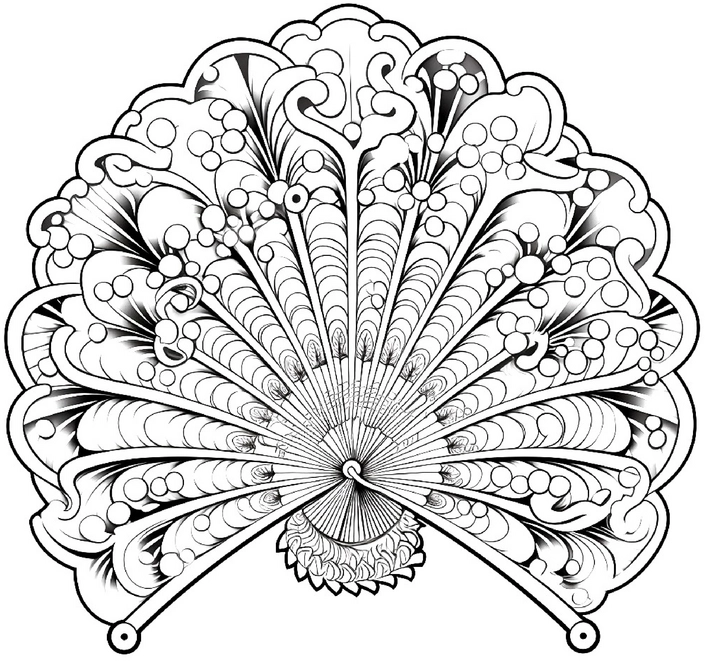 malvorlage-faechermuster-kreativ-ausmalen