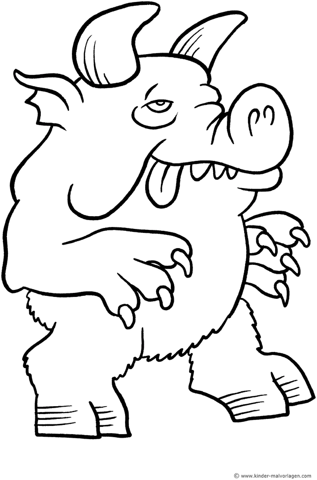 malvorlage-fantasie-monster-mit-interessanten-formen