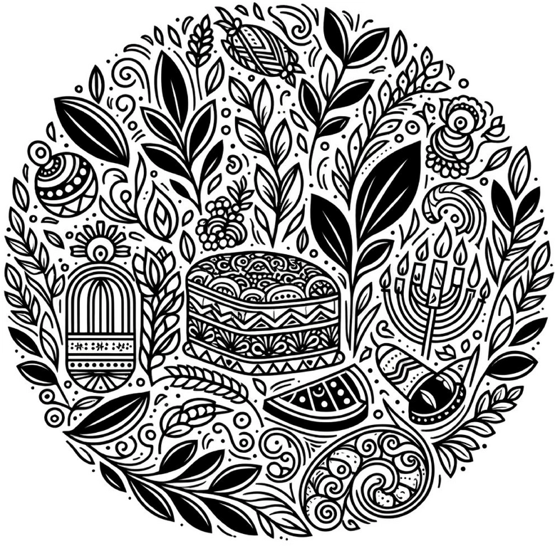 malvorlage-festliche-motive-kreativ-ausmalen