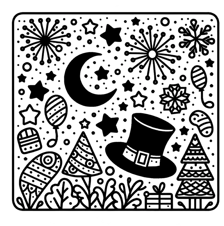 malvorlage-festliche-motive-silvester-weihnachten