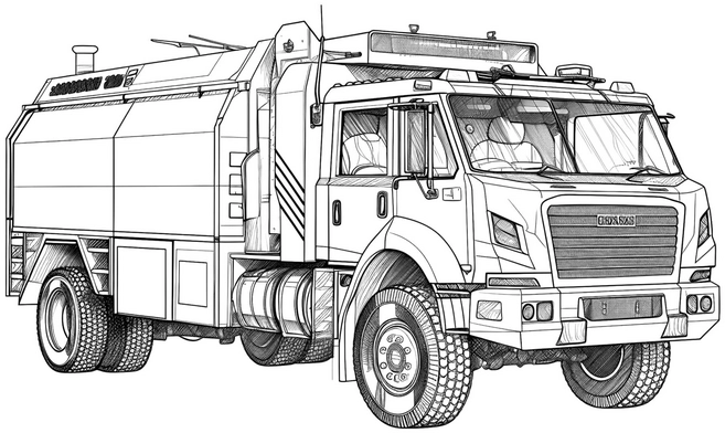 malvorlage-feuerwehr-lkw-ausmalbild