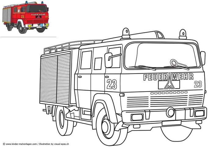 malvorlage-feuerwehrauto-lehrreiche-fakten