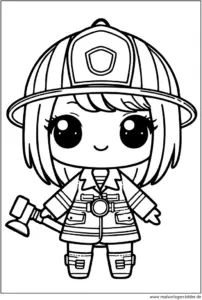 malvorlage-feuerwehrfrau-ausmalbild