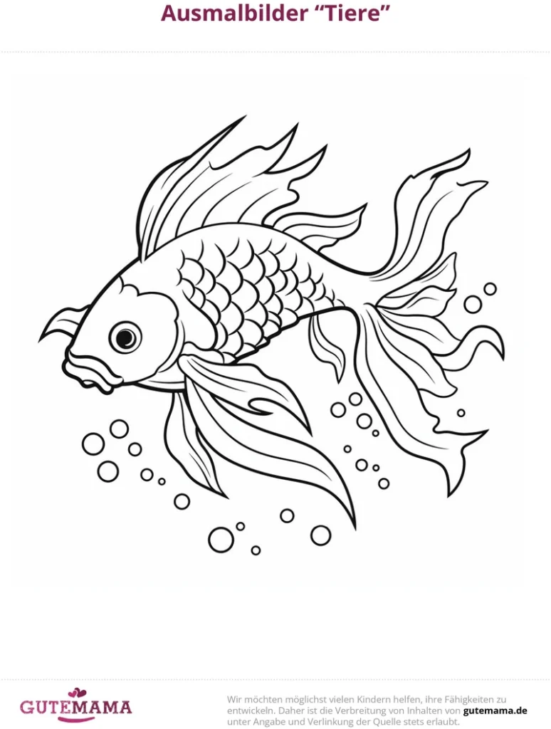 malvorlage-fisch-mit-blubberblasen