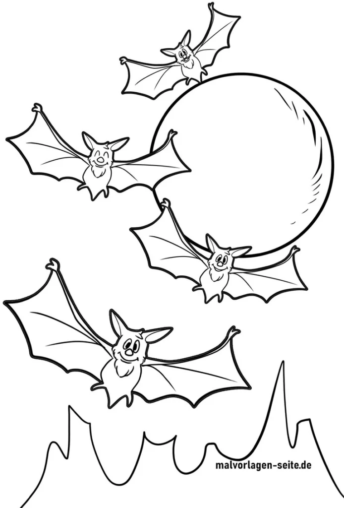 malvorlage-fledermaeuse-unter-dem-mond