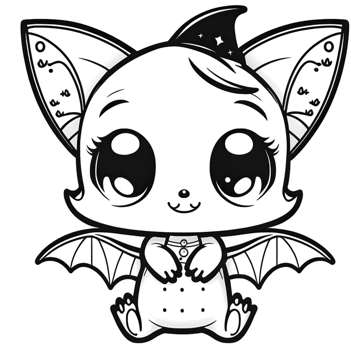 malvorlage-fledermaus-kind-mit-grossen-augen