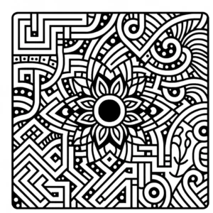 malvorlage-florale-geometrische-muster-zum-ausmalen