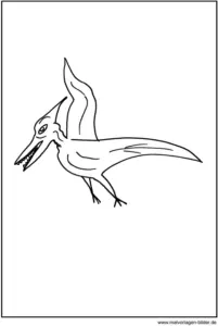 malvorlage-flugdinosaurier-ausmalen