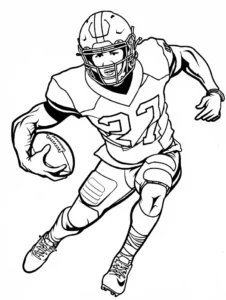 malvorlage-football-spieler-in-aktion