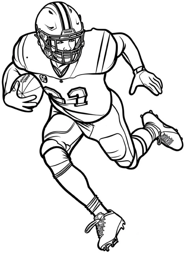malvorlage-footballspieler-in-aktion