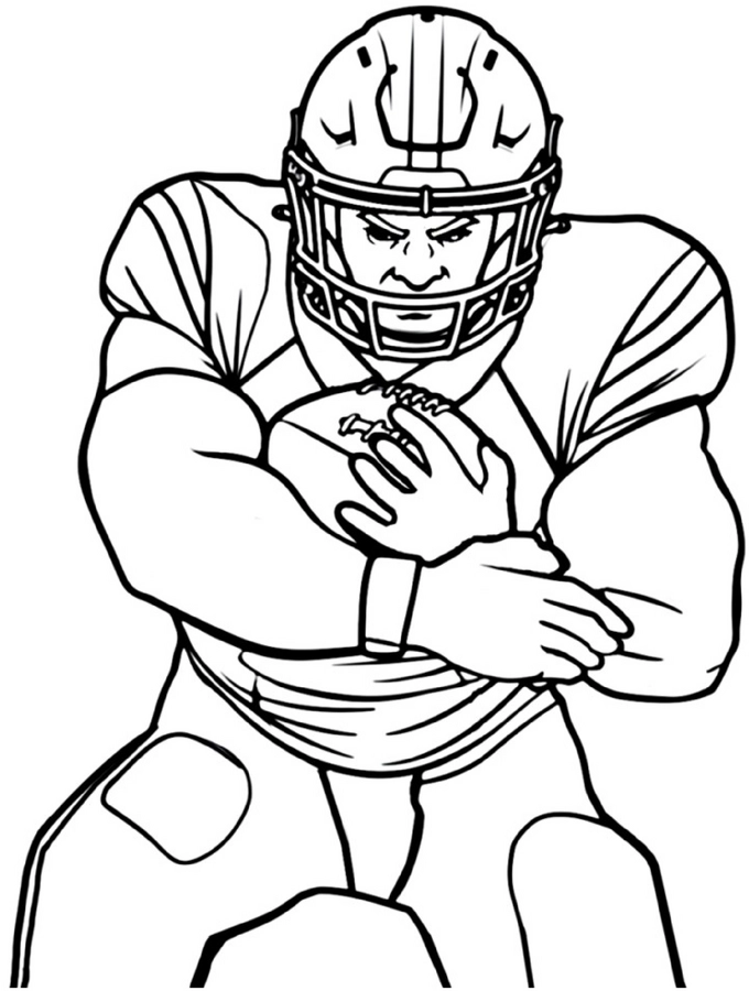malvorlage-footballspieler-in-aktion