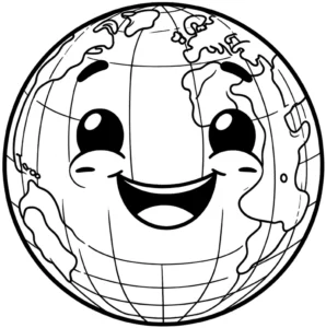 malvorlage-freundliche-erde-mit-laechelndem-gesicht