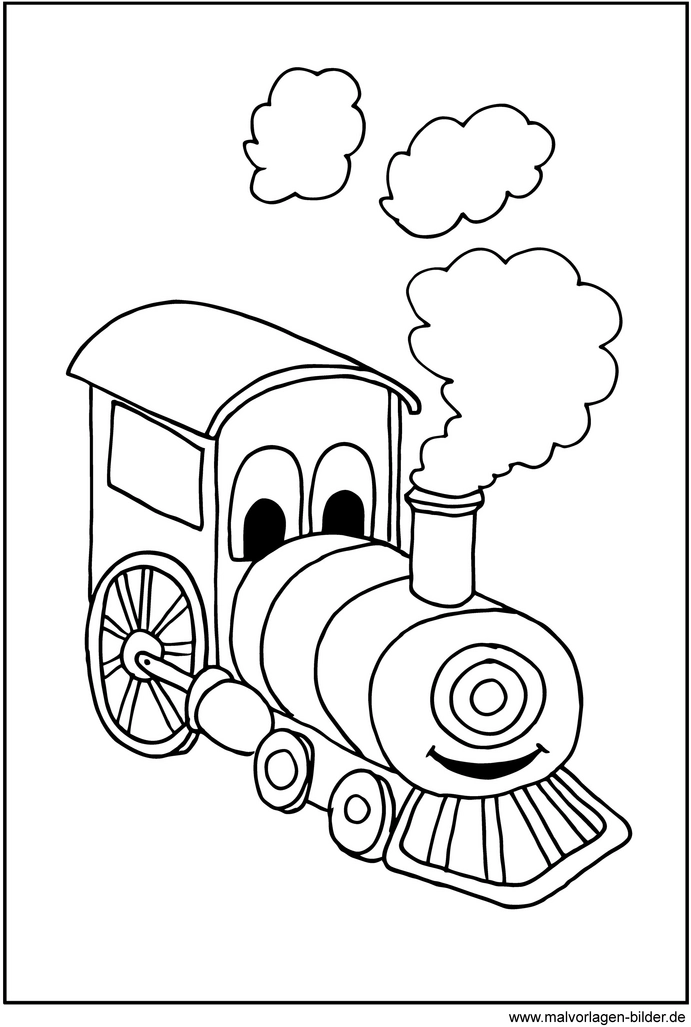 malvorlage-freundliche-lokomotive-zum-ausmalen