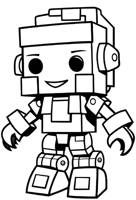 malvorlage-freundlicher-roboter-ausmalbild