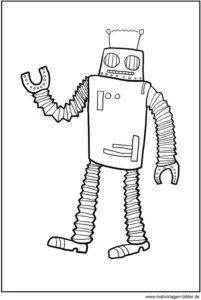 malvorlage-freundlicher-roboter-zum-ausmalen