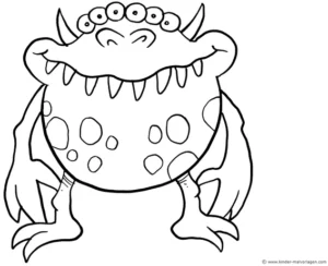 malvorlage-freundliches-monster-mit-punkten